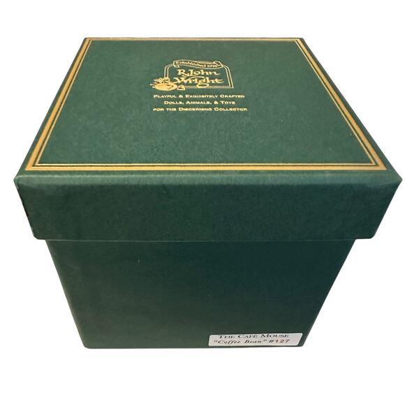 R John Wright #127 of 150 Mice - Coffee Bean Mouse Complete With Box & Cert - Picture 6 of 7